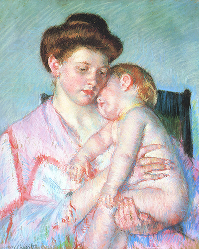 Sleepy Baby Mary Cassatt